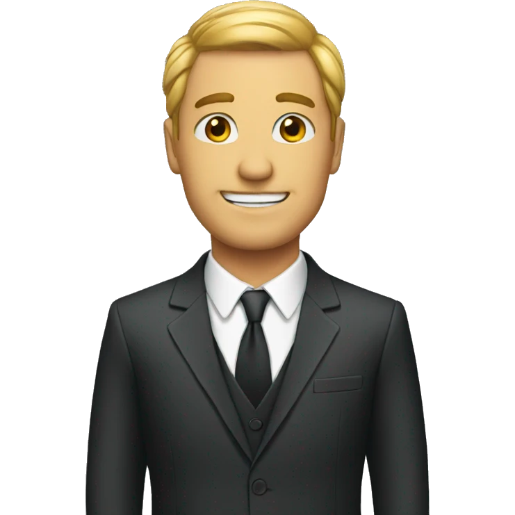 man in suit emoji