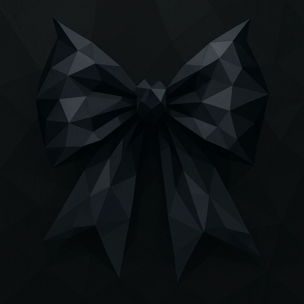 gothic bow emoji