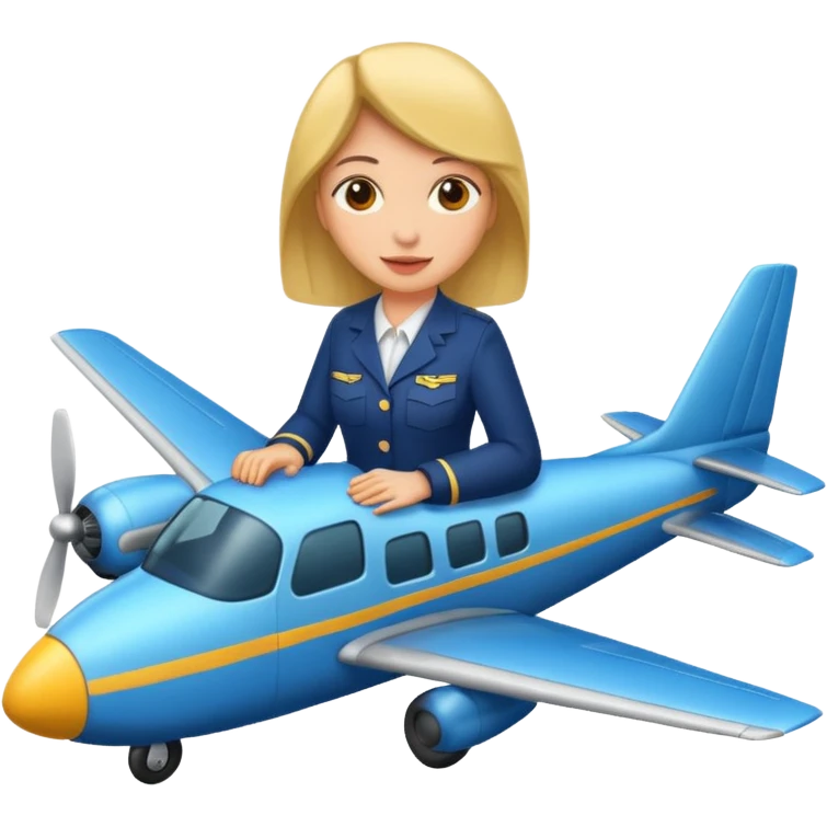 woman in plane emoji