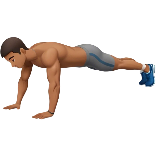 man plank exercise emoji