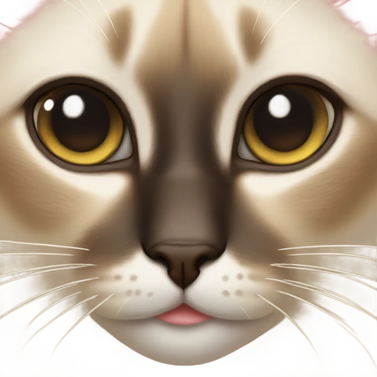 Siamese cat face emoji