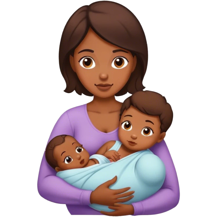 Woman breastfeeding baby  emoji