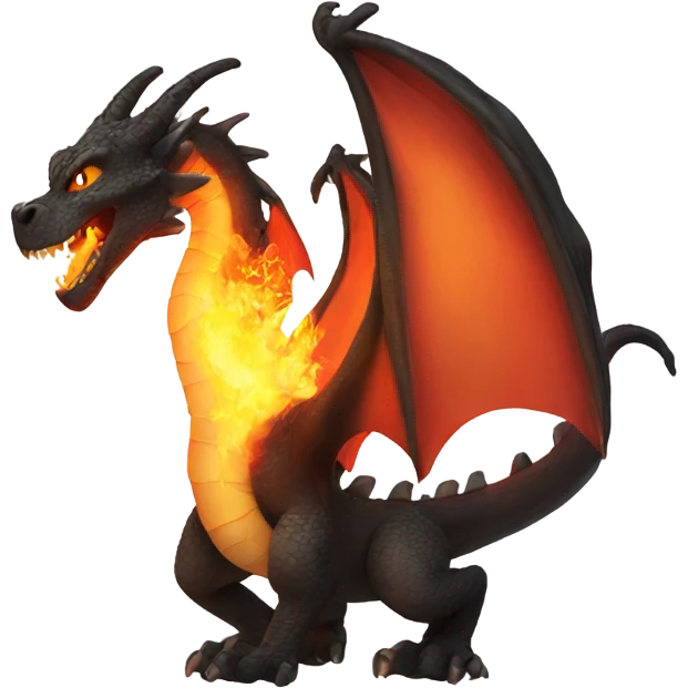 Dragon fire emoji