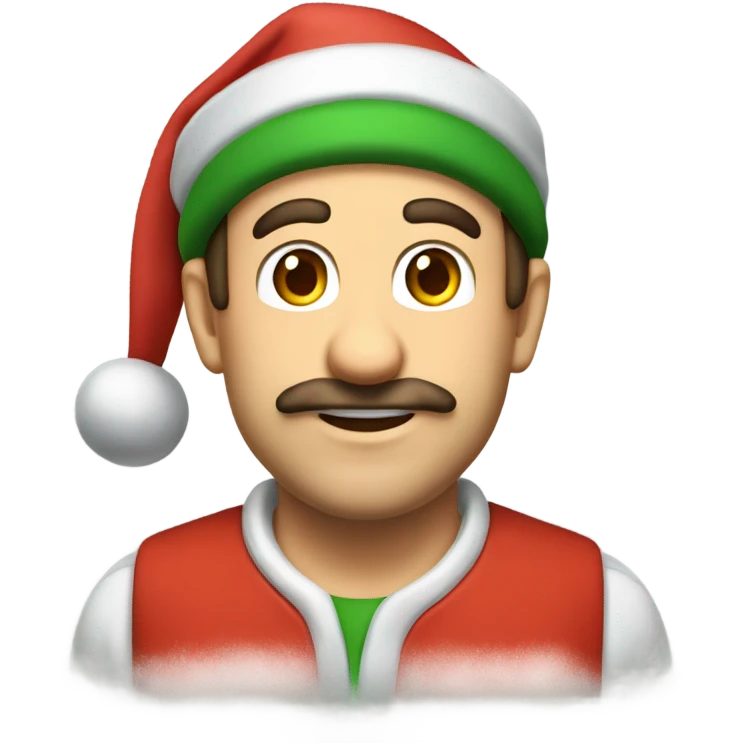 Luigi mangione Christmas emoji