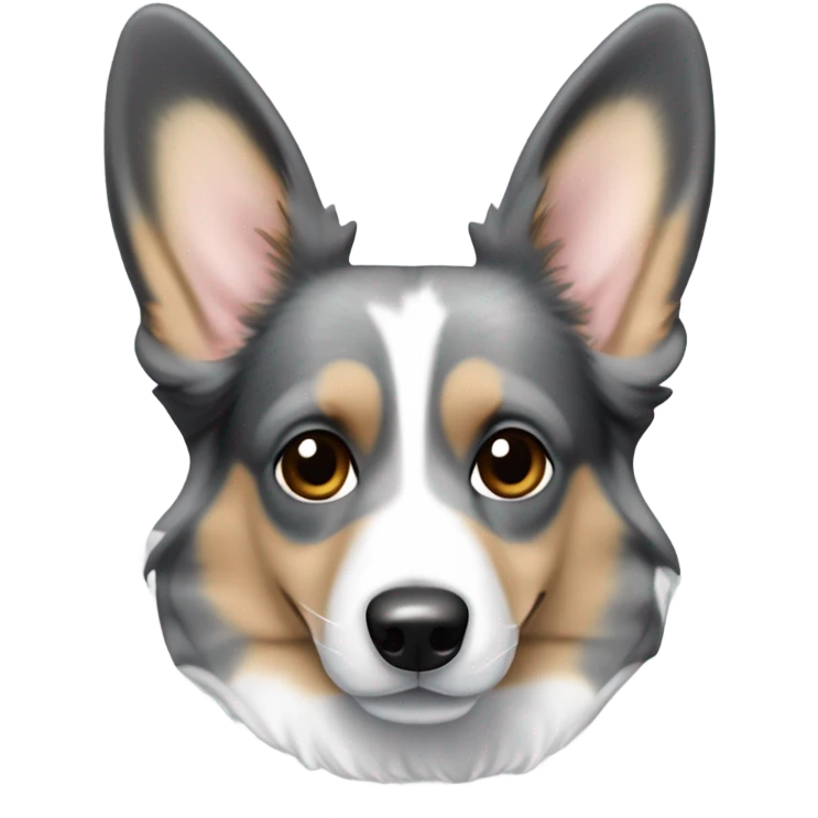 Blue Merle welsh corgi emoji
