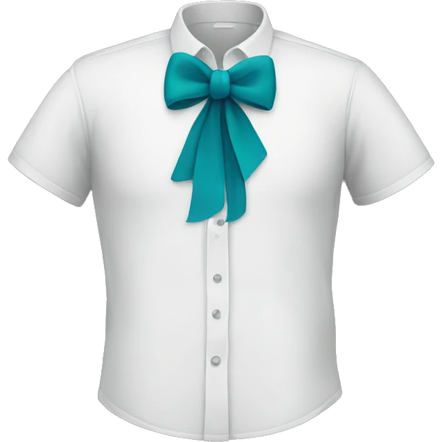 Shirt with bow  emoji