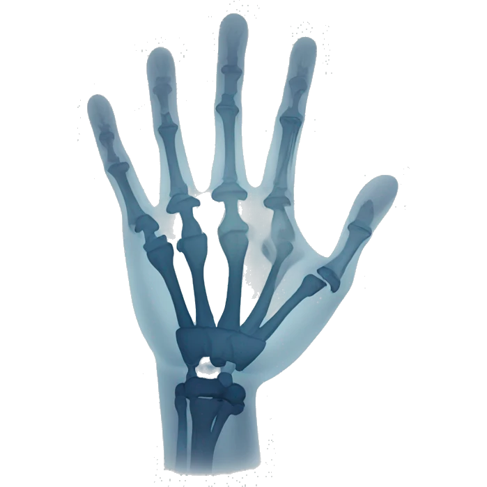 hand xray emoji