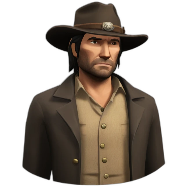 John Marston read dead redemption 2 emoji