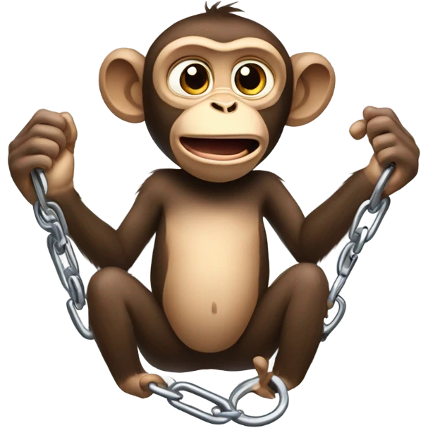Monkey in handcuffs  emoji