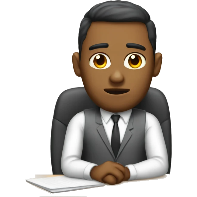 boring office job emoji