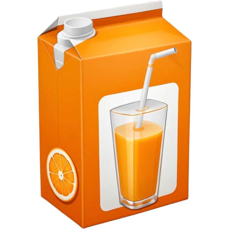 orange juice box emoji