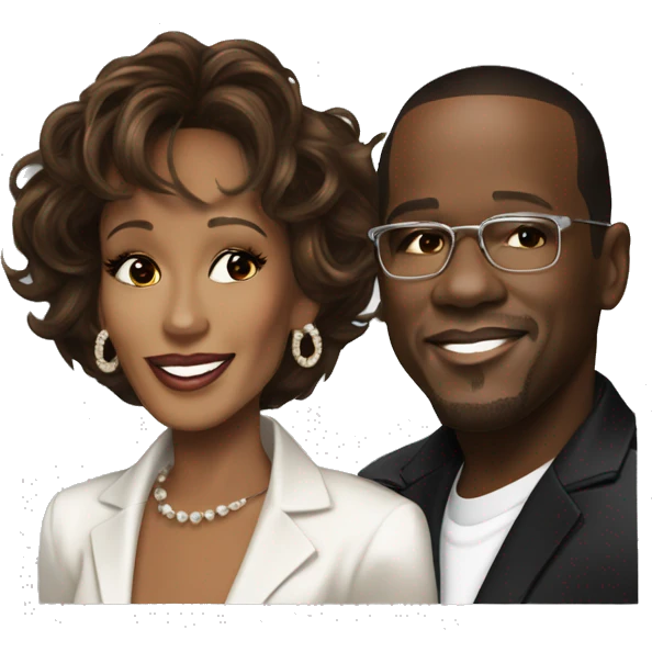 Bobby brown and Whitney Houston  emoji