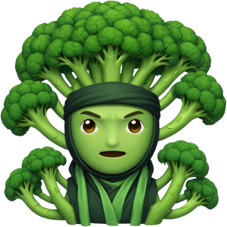 Spiritual ninja broccoli colony emoji
