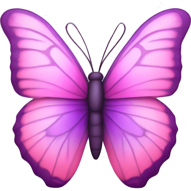 Butterfly pink and purple  emoji