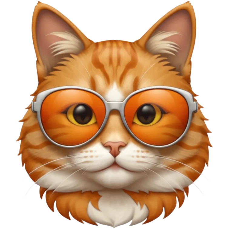 Cat wearing sunglasses emoji
