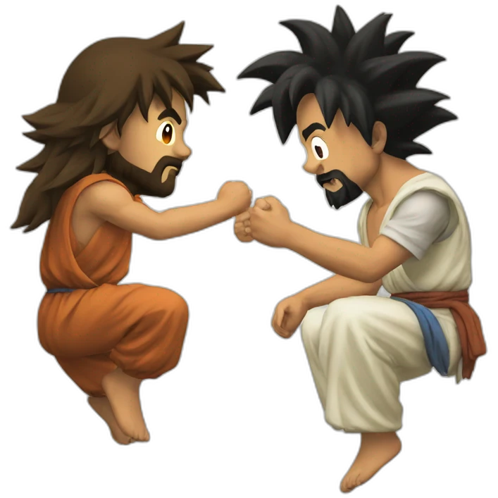 Goku y jesus emoji