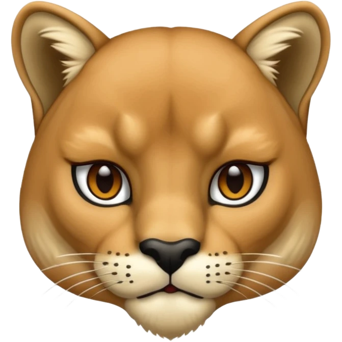 Un puma emoji