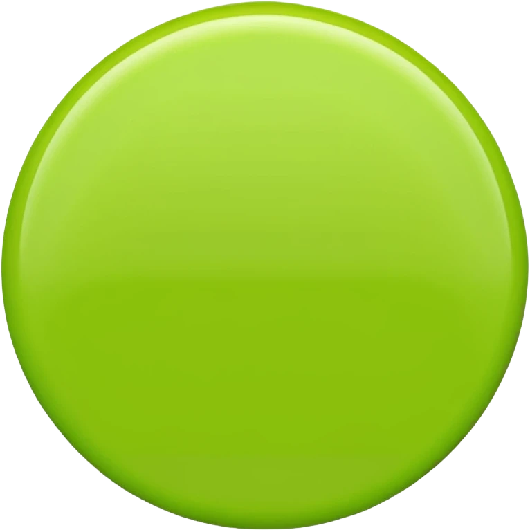 Lime Green Circle emoji