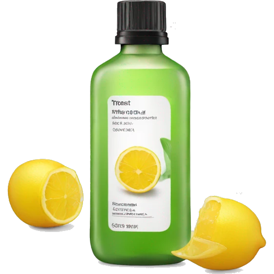 facial tonic with label emoji