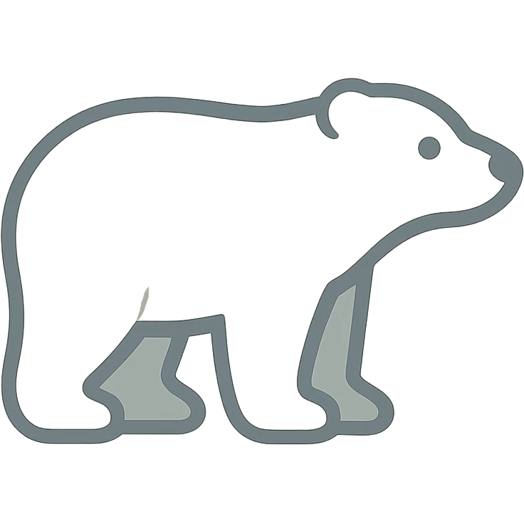 Polar bear emoji