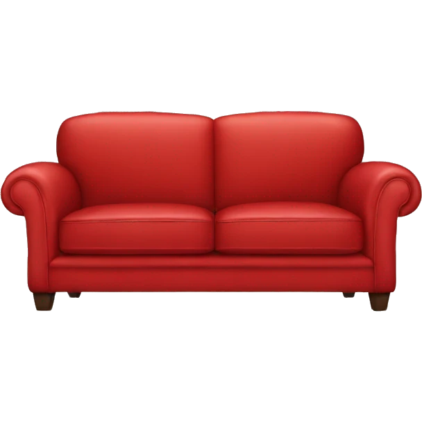 Red couch emoji