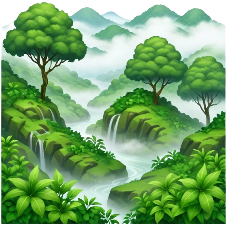 humid weather landskape imag humid more humid add draps falling emoji