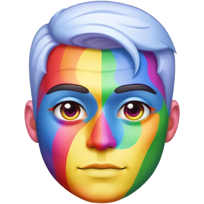rainbow man emoji
