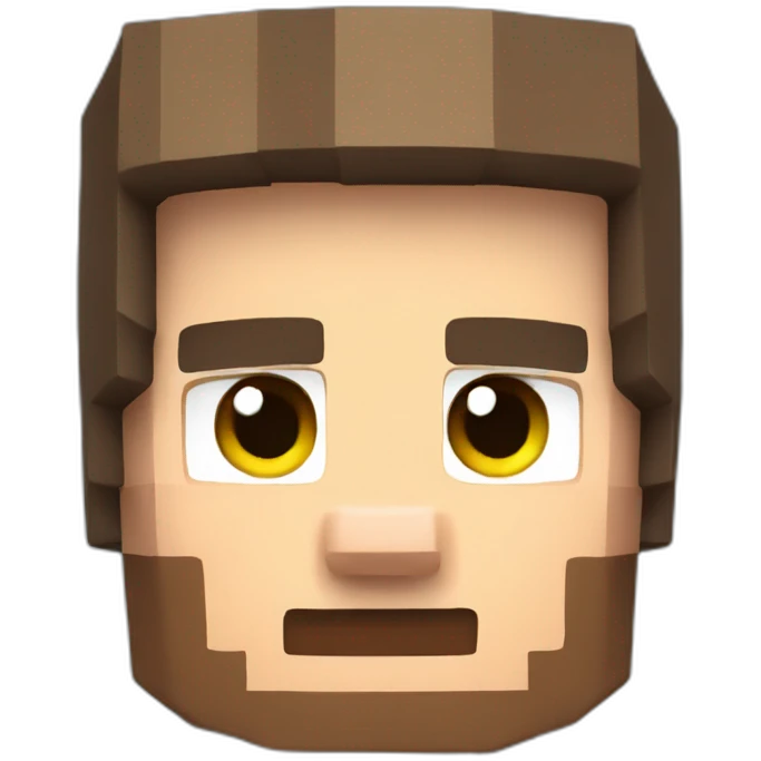 Minecraft Steve emoji