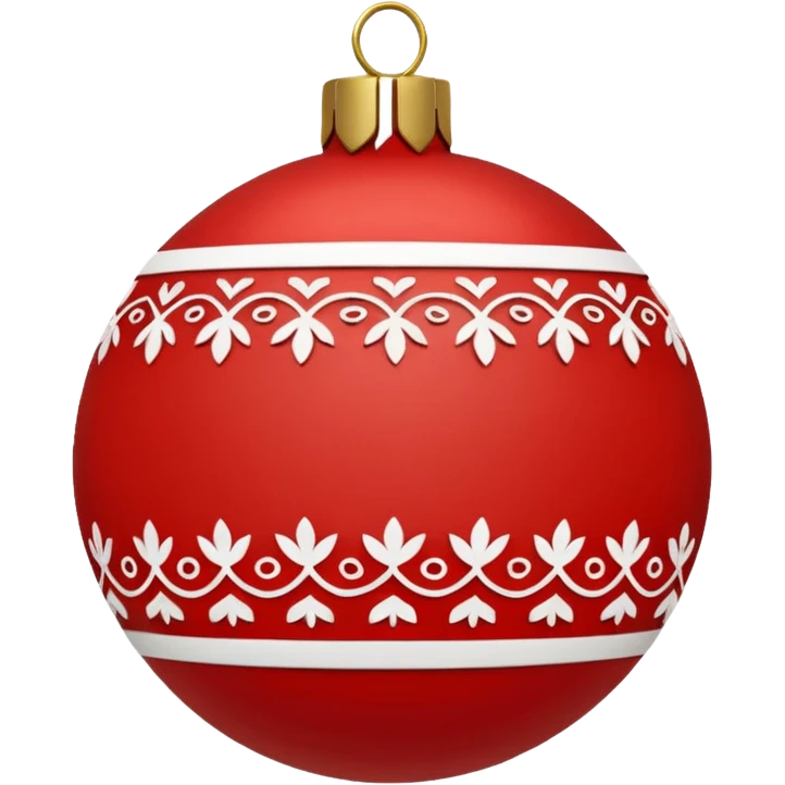 festive ornament scandinavian  emoji