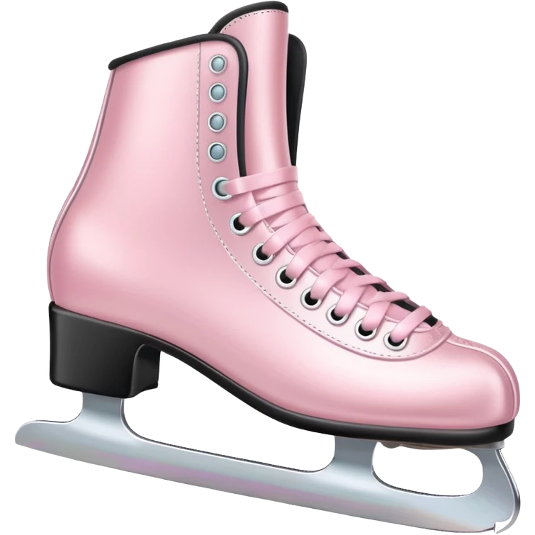 pastel pink ice skates emoji