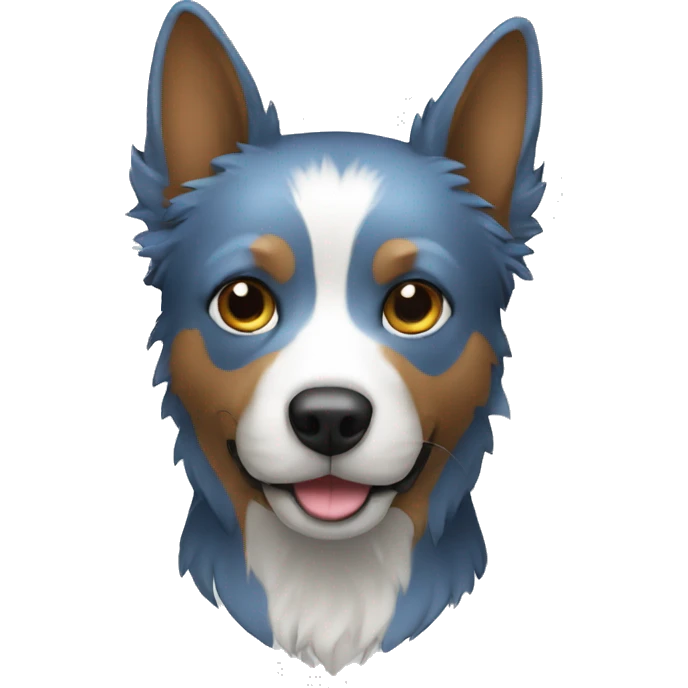 Blue tick round white  emoji