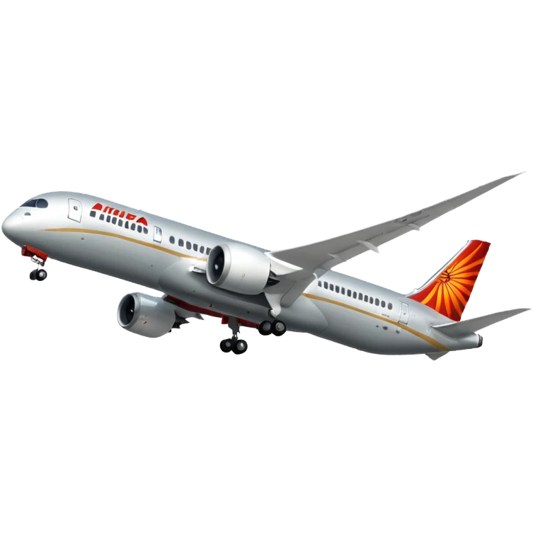 Air india b787 flight emoji