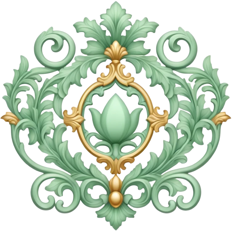 rococo verified pastel green emoji
