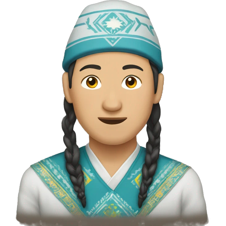 Kazakh people emoji