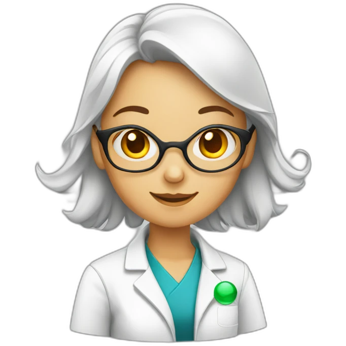 chemist girl emoji