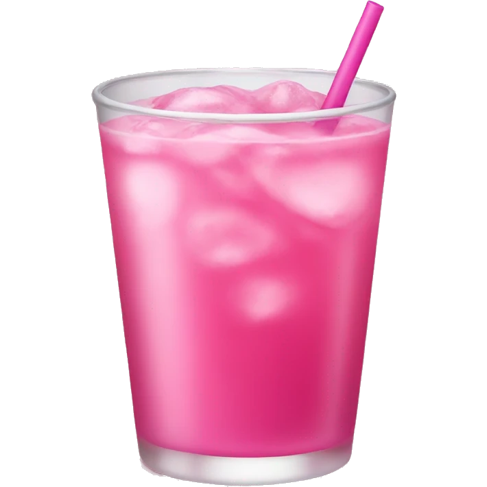 Pink drink  emoji