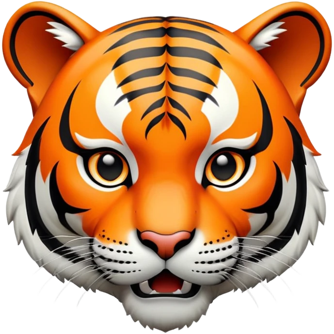 tiger face pointing finger forward for Twitch emote emoji