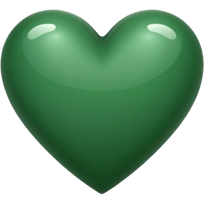 forest green heart emoji