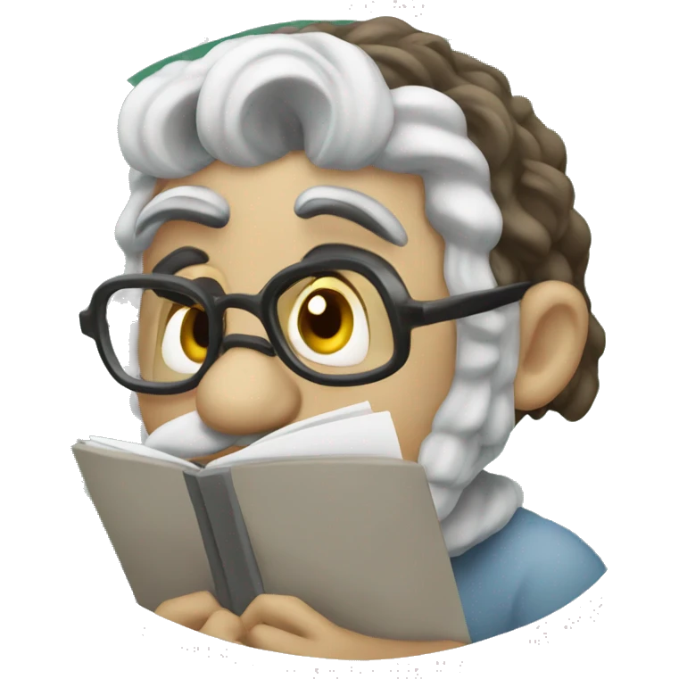 rana estudiando emoji