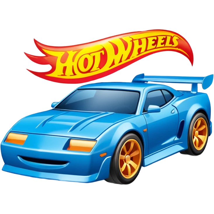 Упаковка от HotWheels голубого цвета emoji