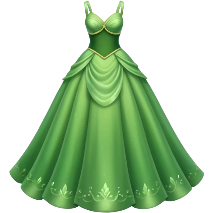 Tiana’s dress emoji