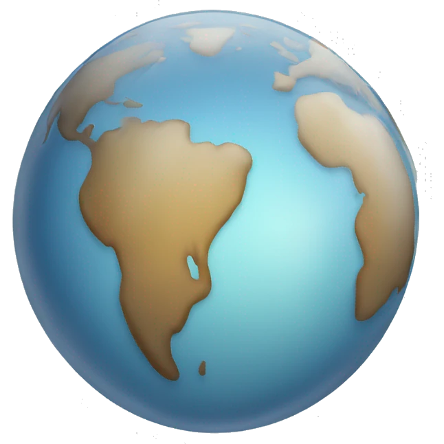 winter globe  emoji