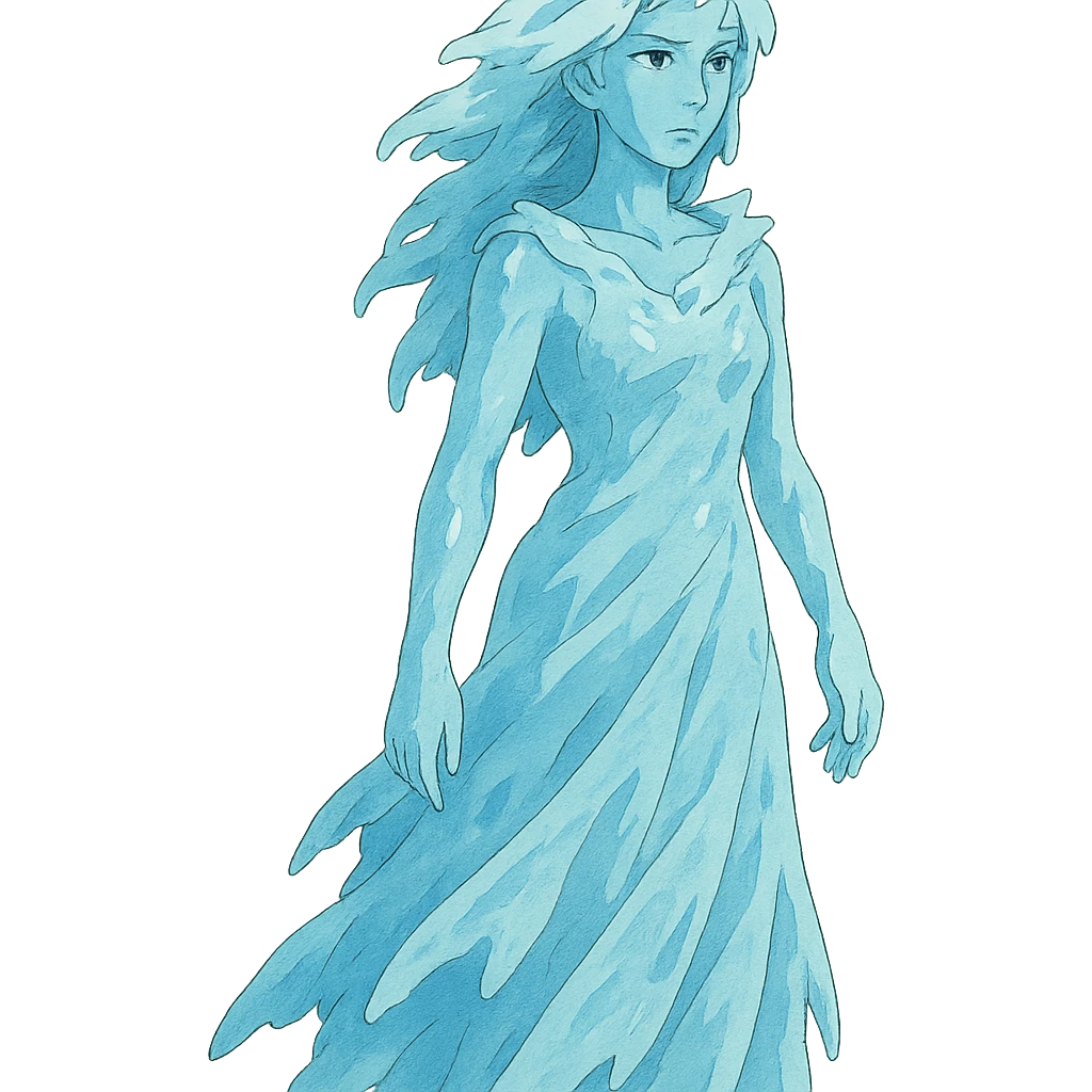 ice woman standing emoji