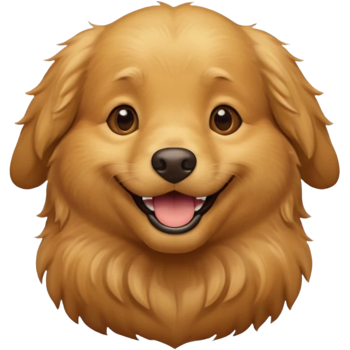 I want an emoji of a goldenretriever who is laughing emoji