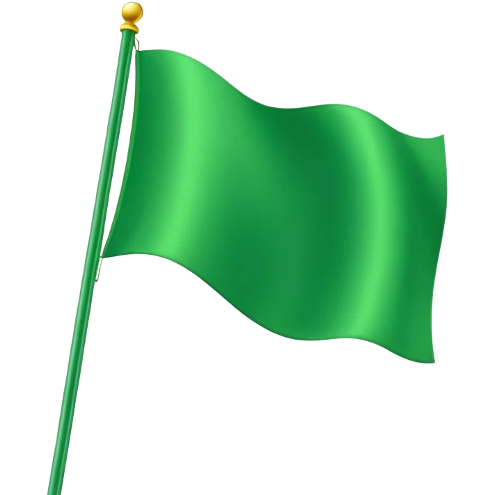 green flag emoji