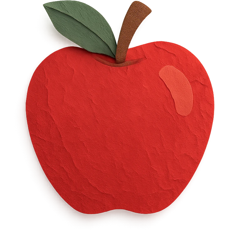 apple fried emoji