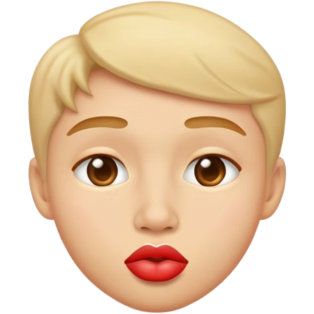 Kissy face emoji