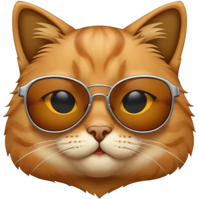 Cat wearing sunglasses emoji