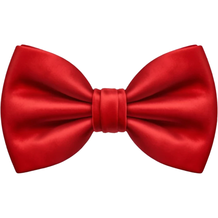 Papillon morbido rosso emoji