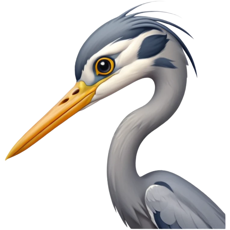  bird heron emoji